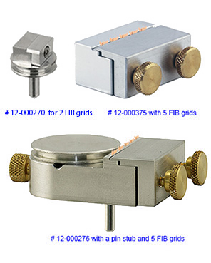 EM-Tec FIB grid and FIB grid sample holders 